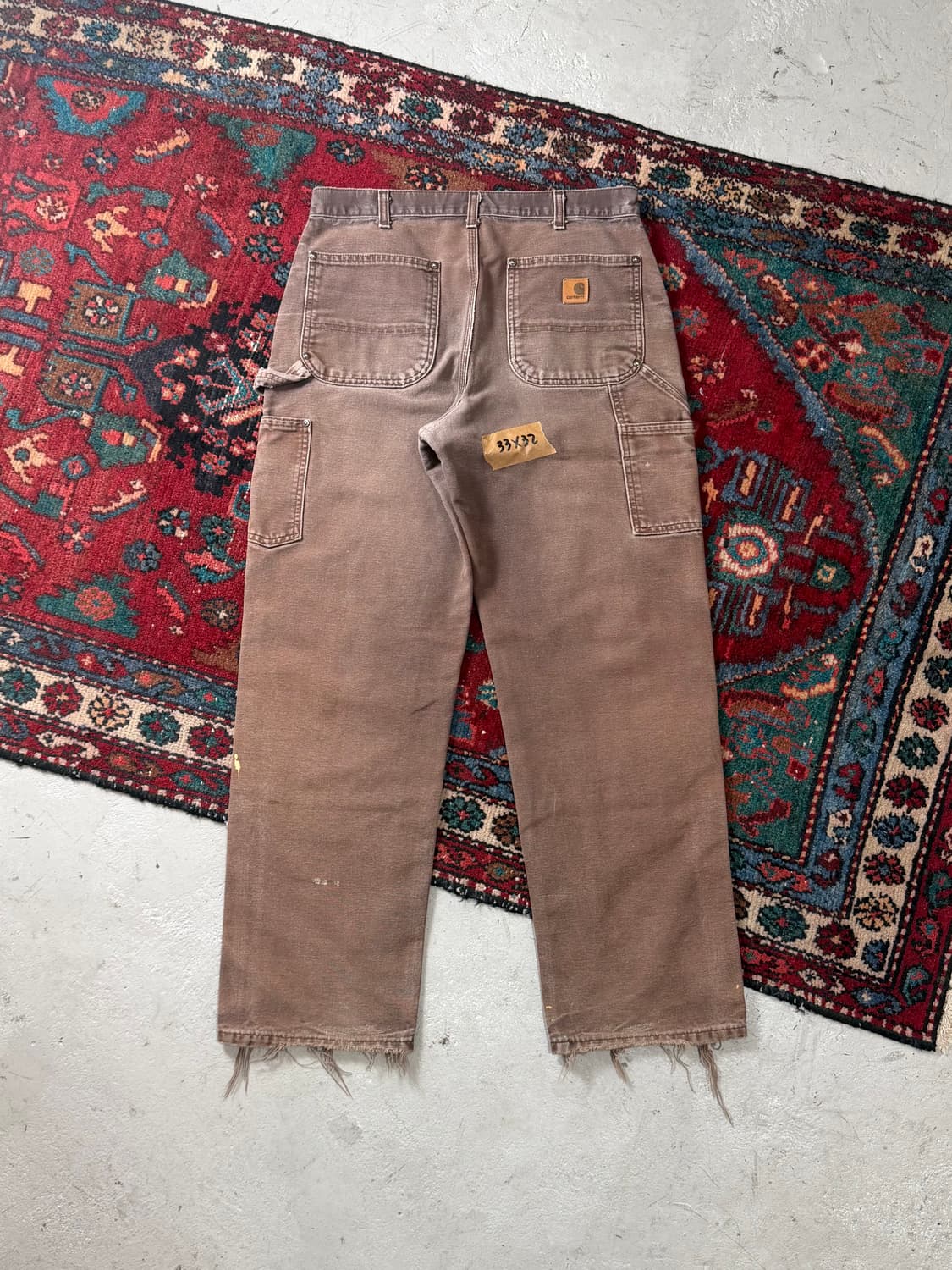 OG 칼하트 더블니 다크브라운 칼하트 B136 DKB 썩블니 상품이미지4