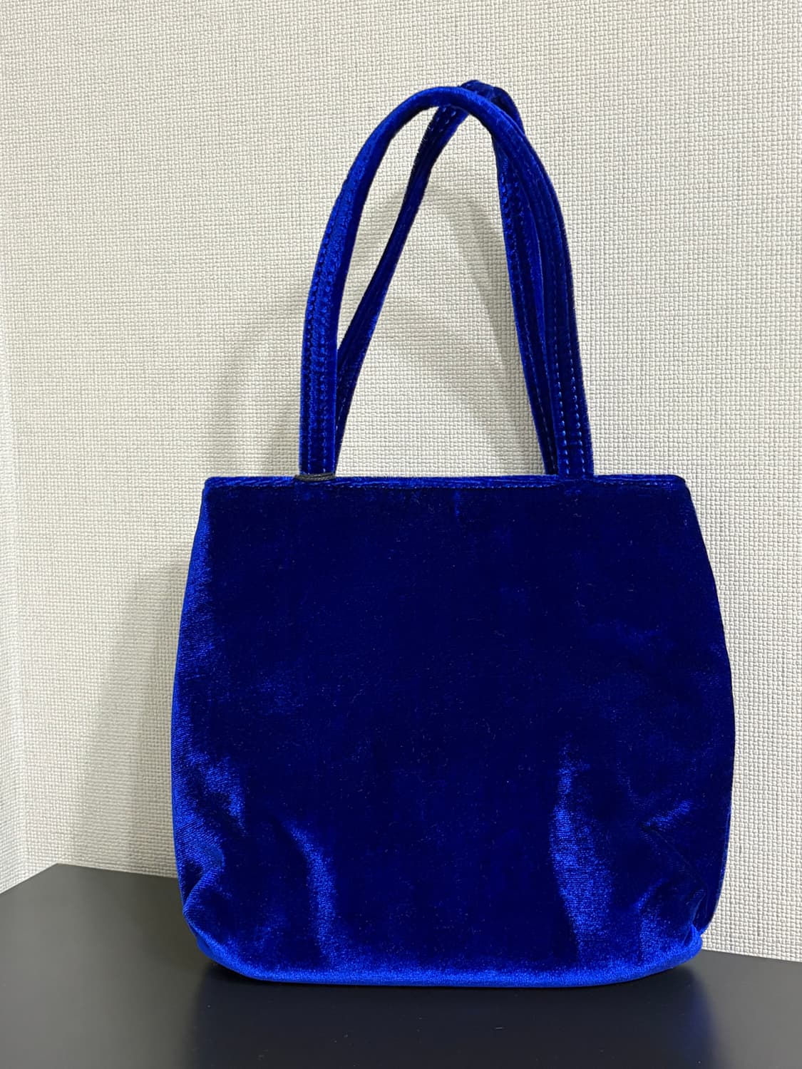 Hai 여성 리틀 벨벳 토트백 - 부티크블루 상품이미지2