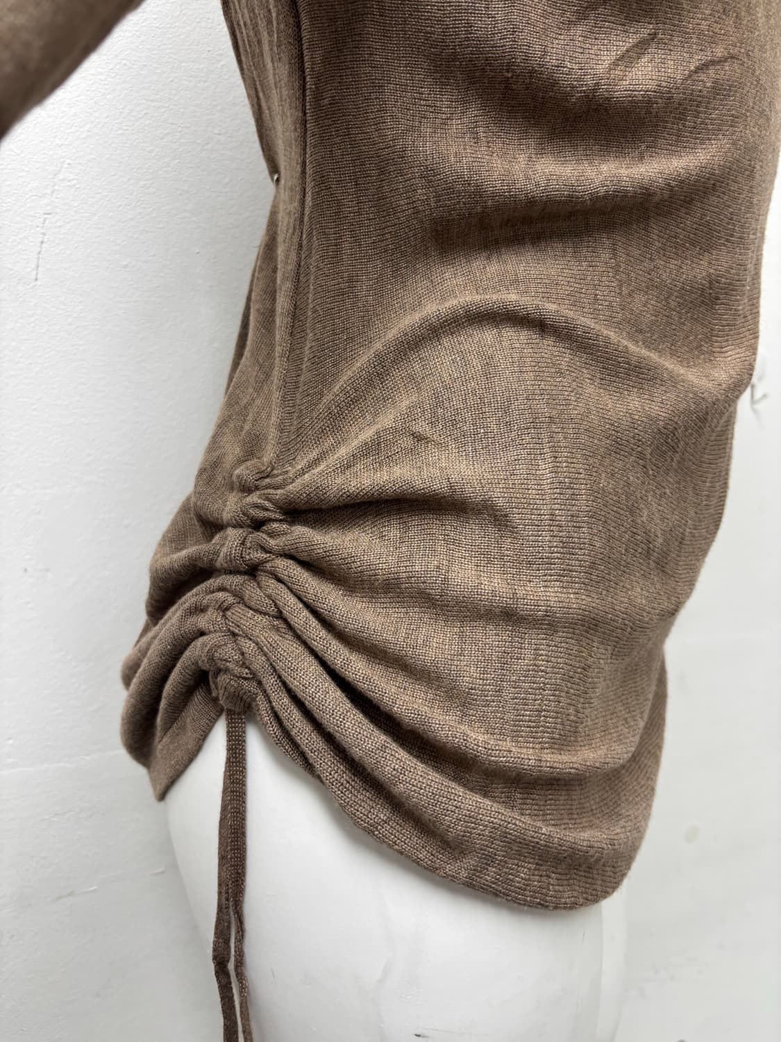 shirring Detail Draped Sleeve 상품이미지2