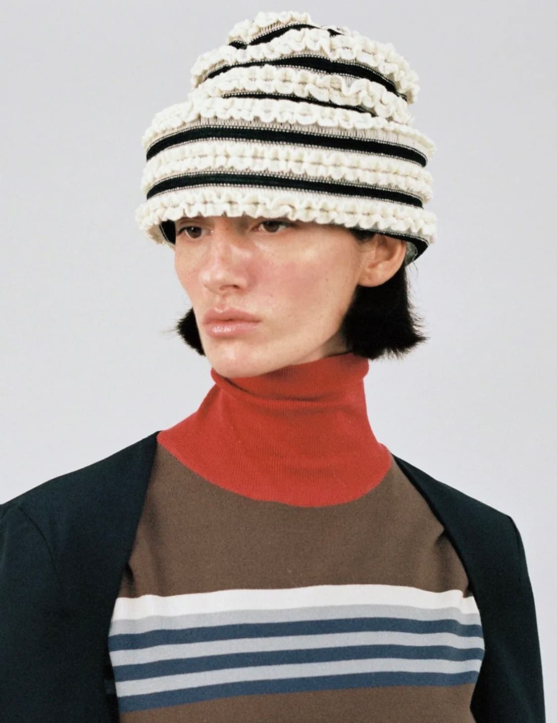 어썸니즈 슈가로프 햇 스트라이프 크림 상품이미지1