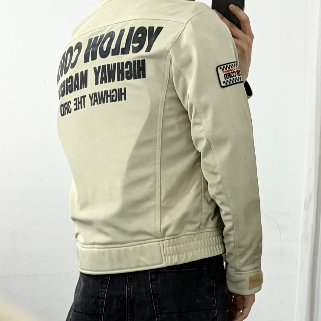 옐로우콘 메쉬 레이싱 자켓 상품이미지3