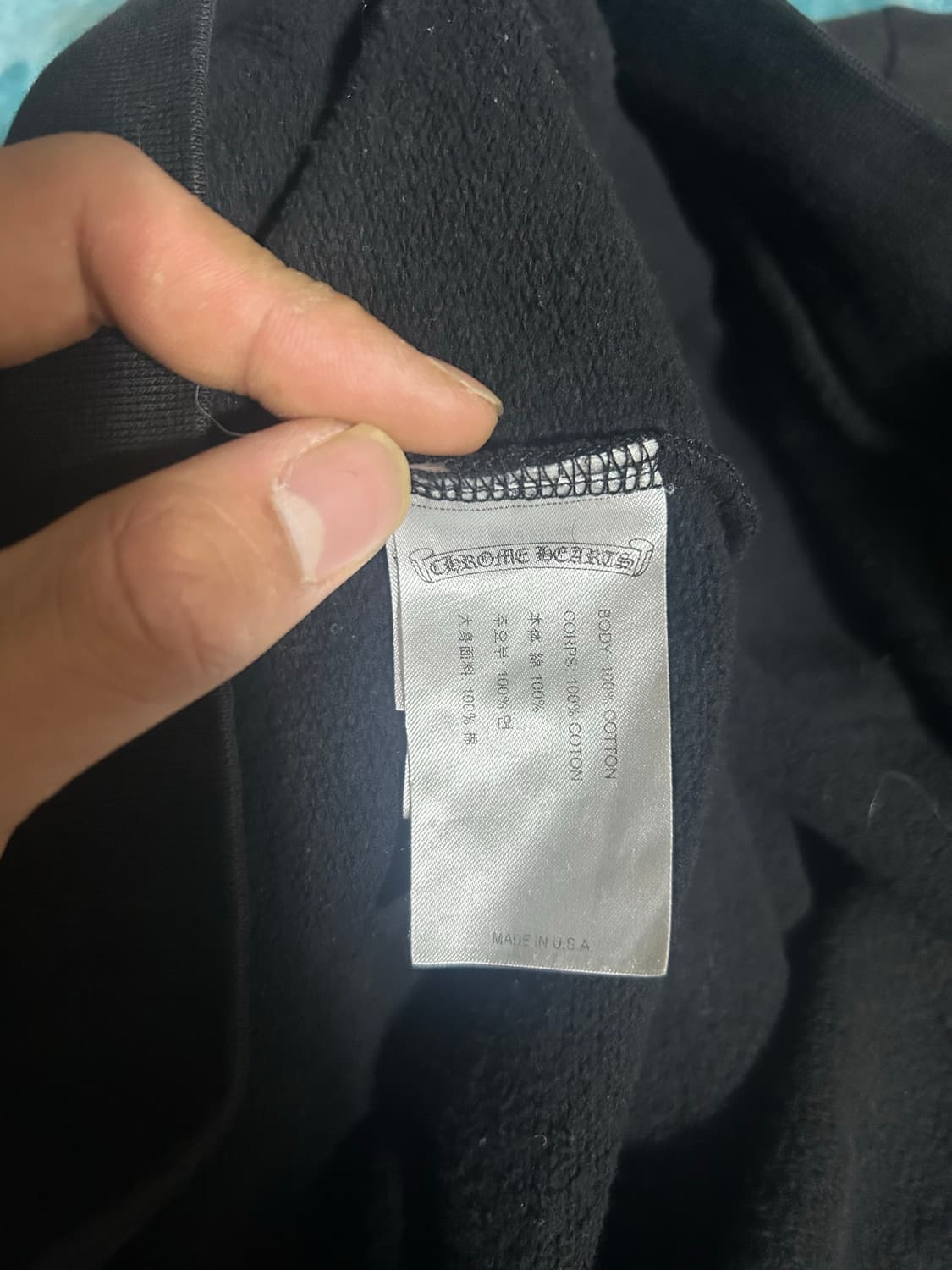 크롬하츠 홀스슈 플로랄 후드티 상품이미지3