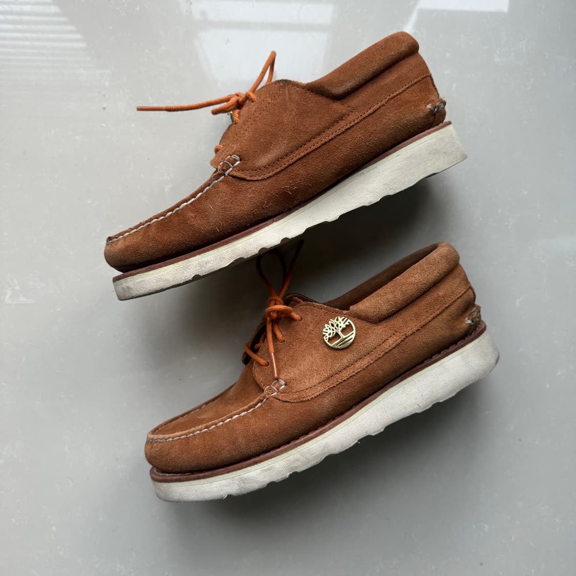 [280] 카시나X팀버랜드 3 아이 웨지 비브람 레이스업 로퍼 슈즈 상품이미지4