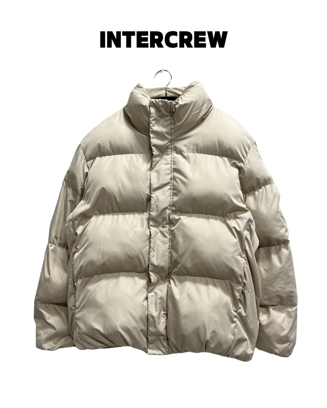 인터크루 푸퍼 솜 패딩 베이지 상품이미지1