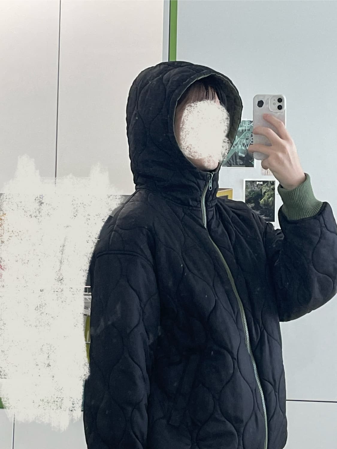 x-girl 리버시블 후드 숏패딩 상품이미지5