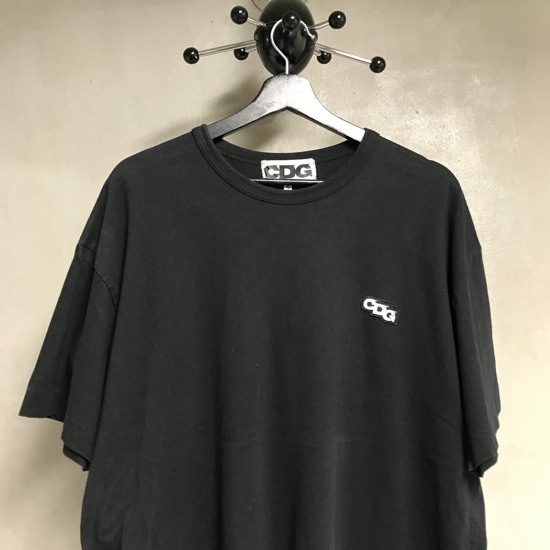 꼼데가르송 CDG 블랙 반팔 티셔츠 S 상품이미지2
