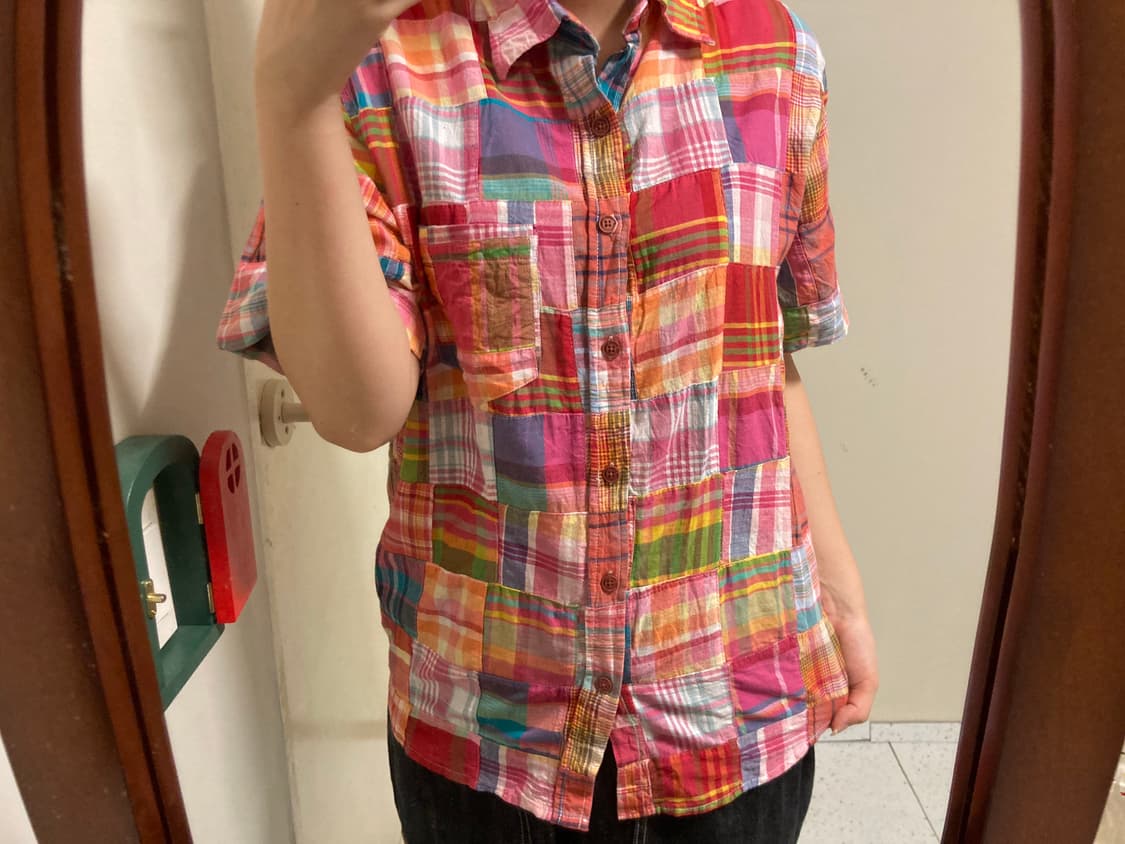 ˖˚ 체크 셔츠 𓂂𓏸 상품이미지3