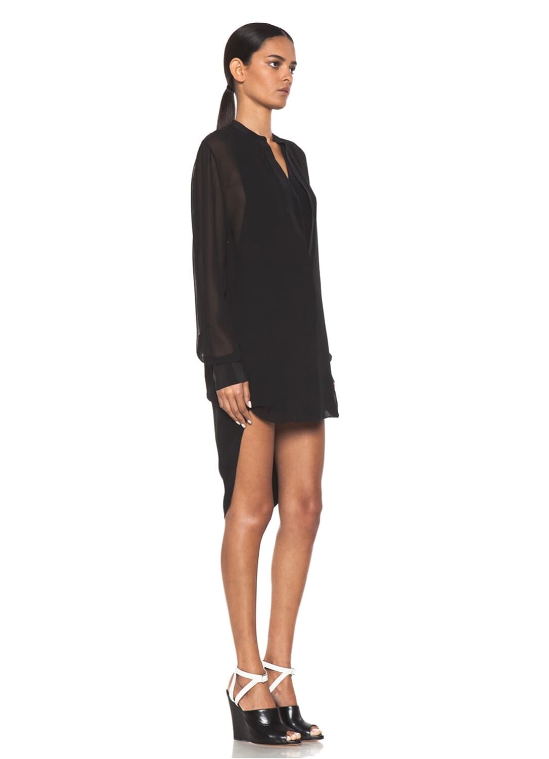 3.1 phillip lim Silk Layered Shirt Dress 상품이미지1