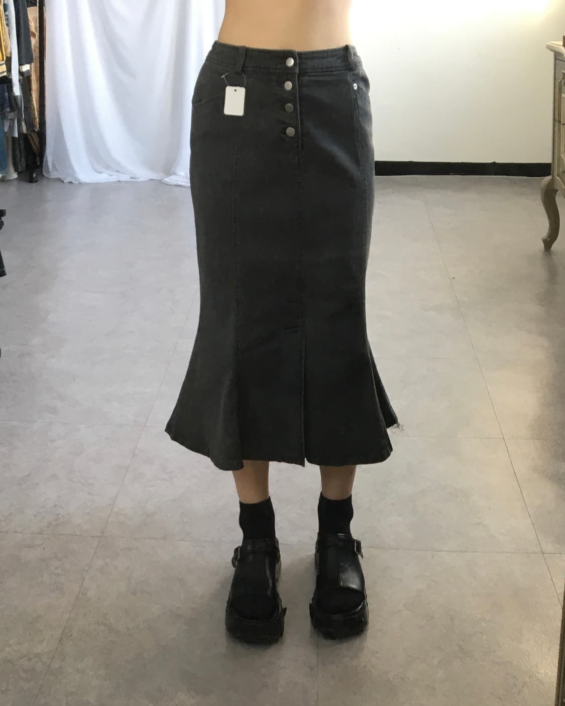 Flare long skirt 상품이미지1