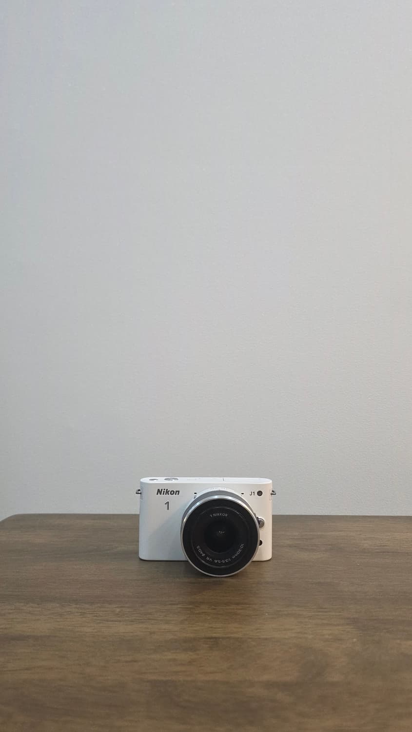 민트급) Nikon j1 white 빈티지 콤팩트 카메라 작례 O 상품이미지2