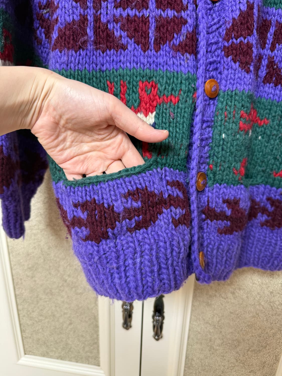 에콰도르 니트 가디건 상품이미지4