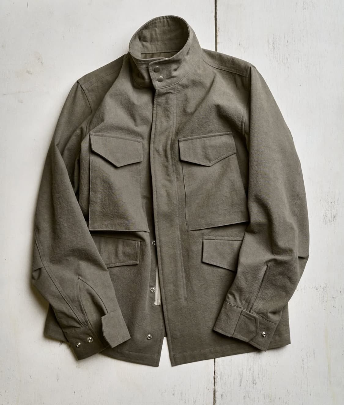 모노프리베 M65 필드자켓 워시드 올리브 상품이미지1