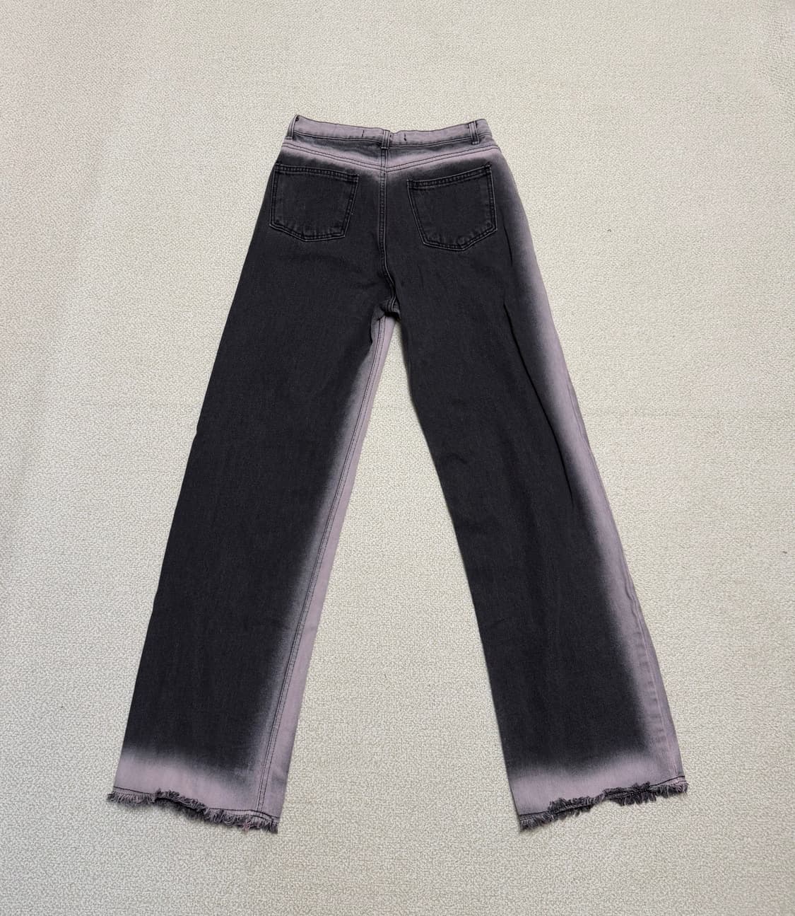 게이트리스 워싱 와이드 데님 팬츠 상품이미지3