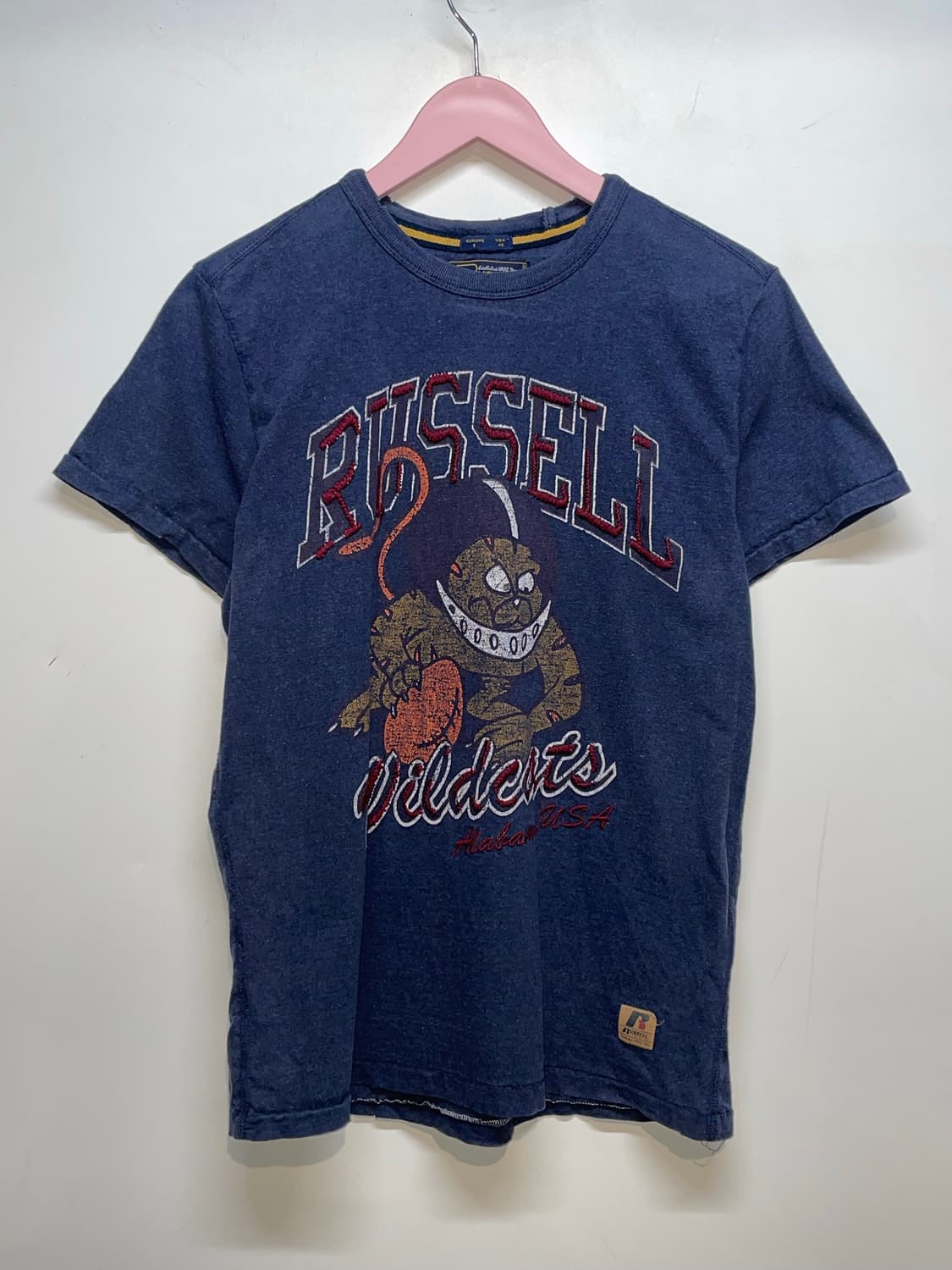 러셀 와일드캣츠 반팔 티셔츠 네이비 상품이미지2