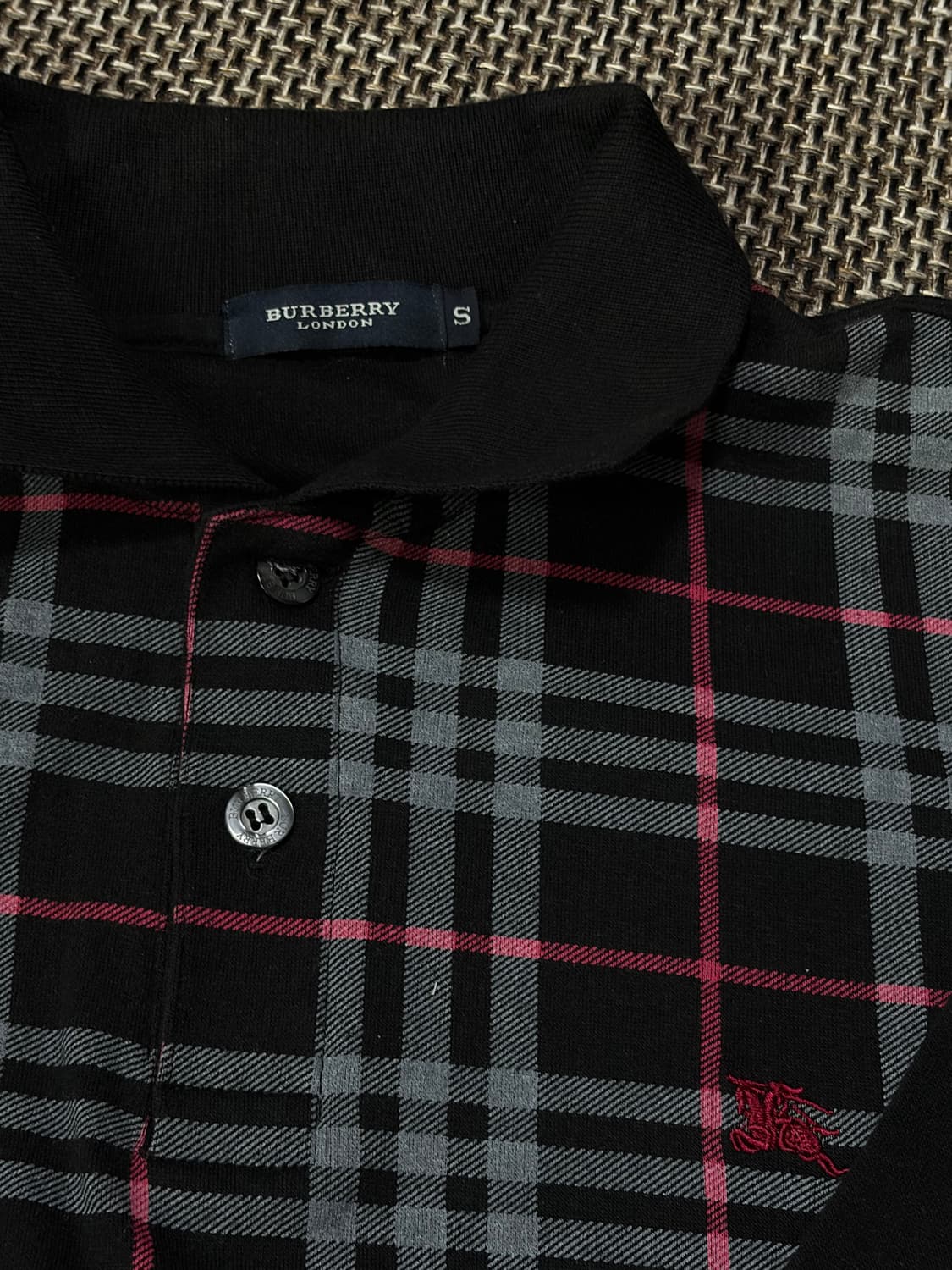 버버리 빈티지 체크 카라 롱슬리브 상품이미지3