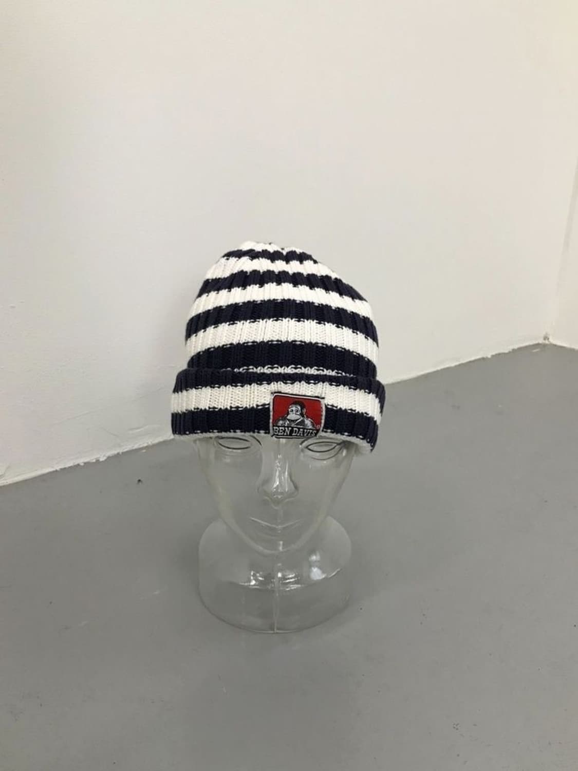 Ben Davis Navy Stripe Knit Beanie 상품이미지2