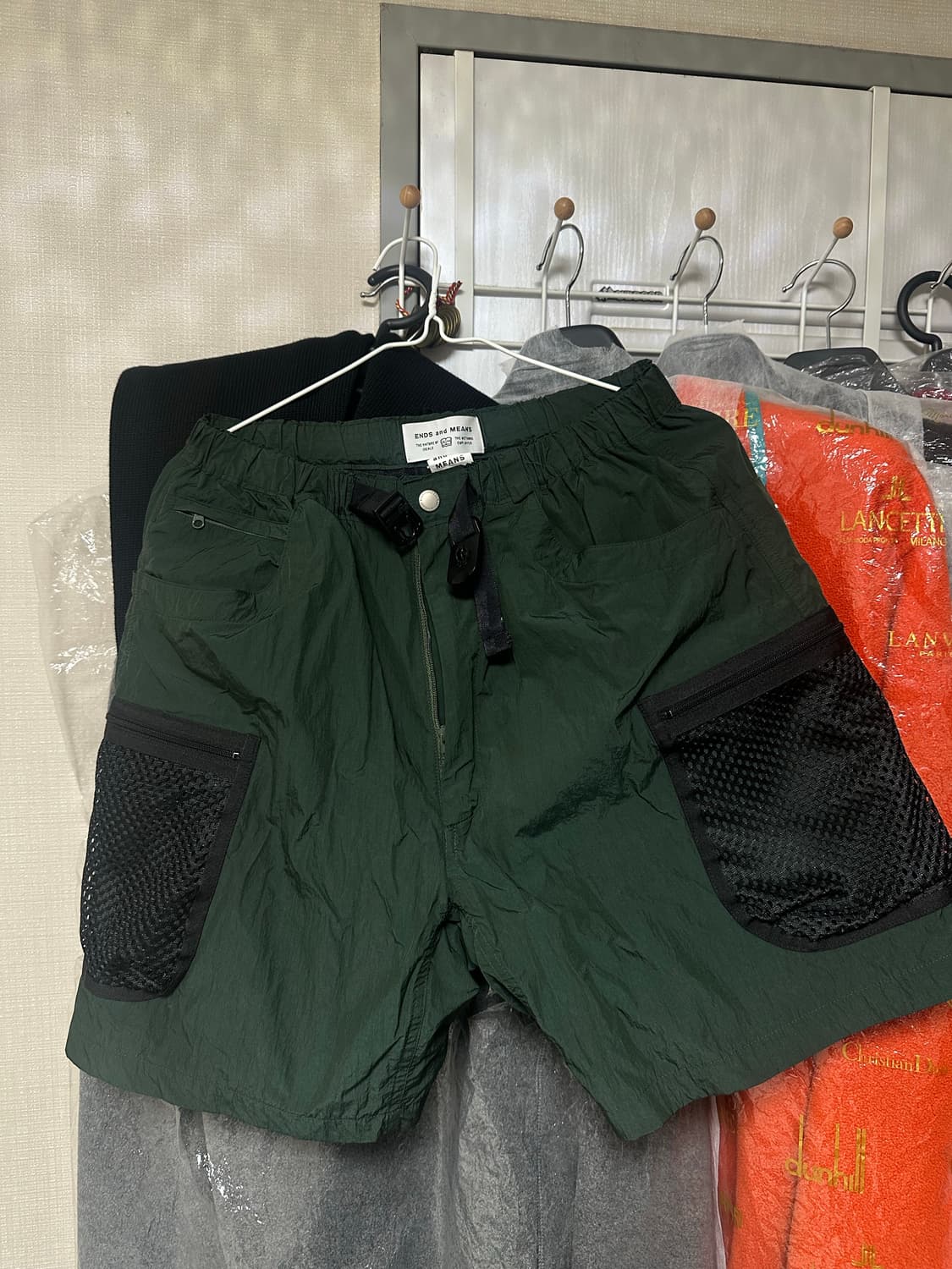 Ends and means 유틸리티 쇼츠 그린 L사이즈 상품이미지4