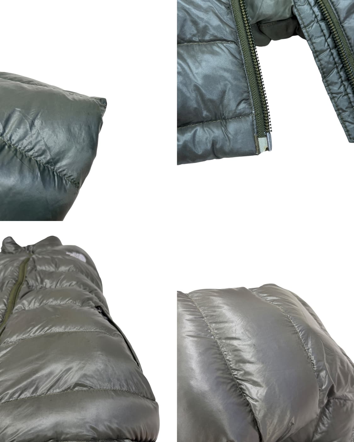 노스페이스 빈티지 퍼텍스 메트로 700 유광 패딩 올리브 카키 그린 XL 상품이미지7
