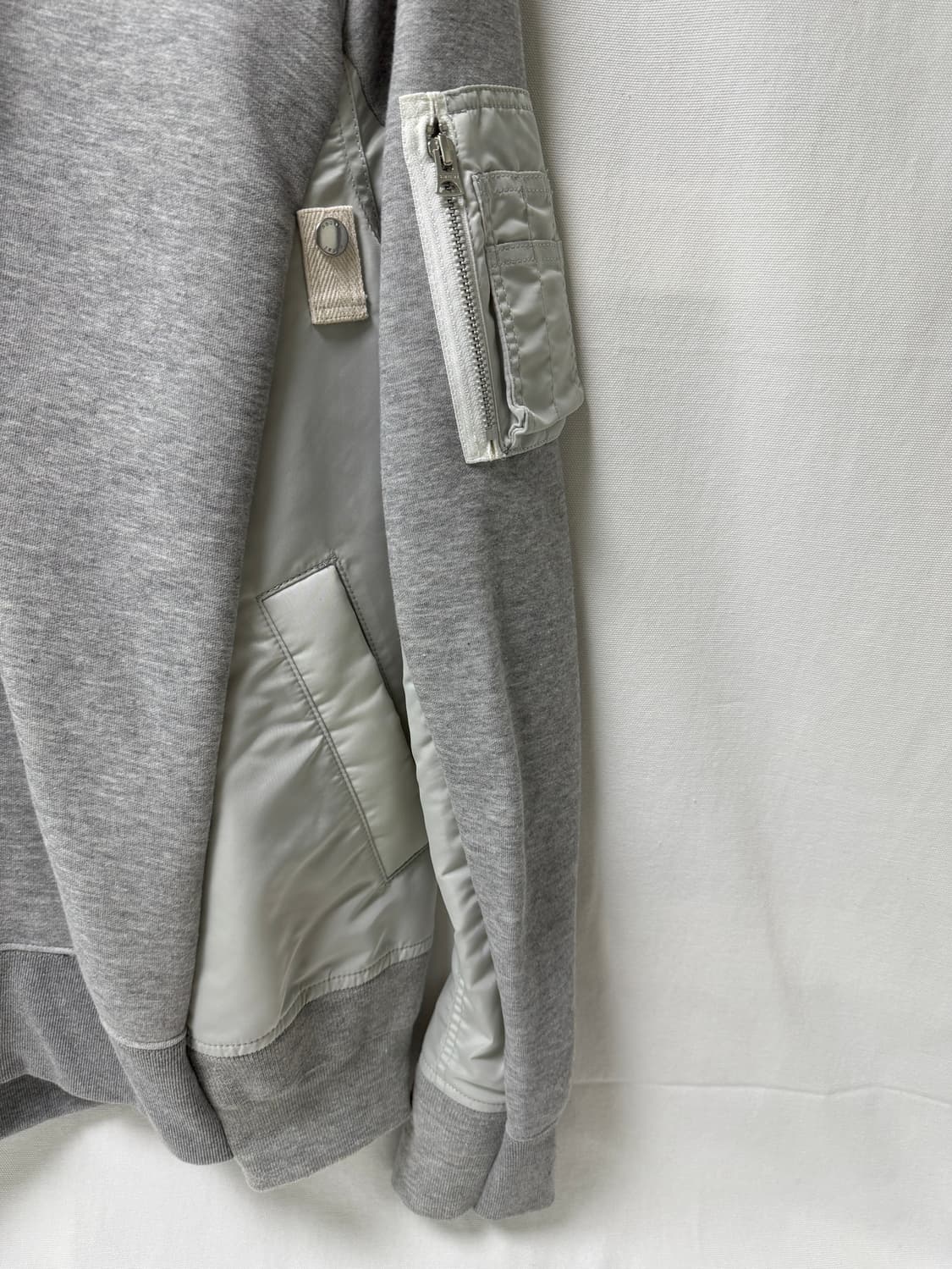 사카이 나일론 믹스 후드 집업 3사이즈 상품이미지6