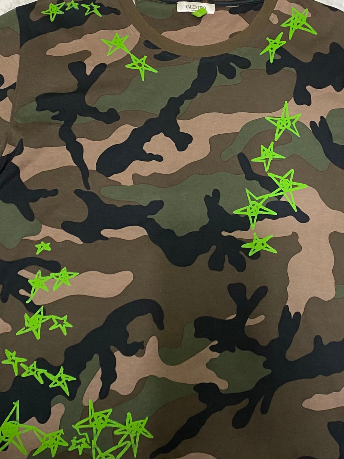 발렌티노 카모 반팔 티셔츠 사이즈 100 상품이미지3
