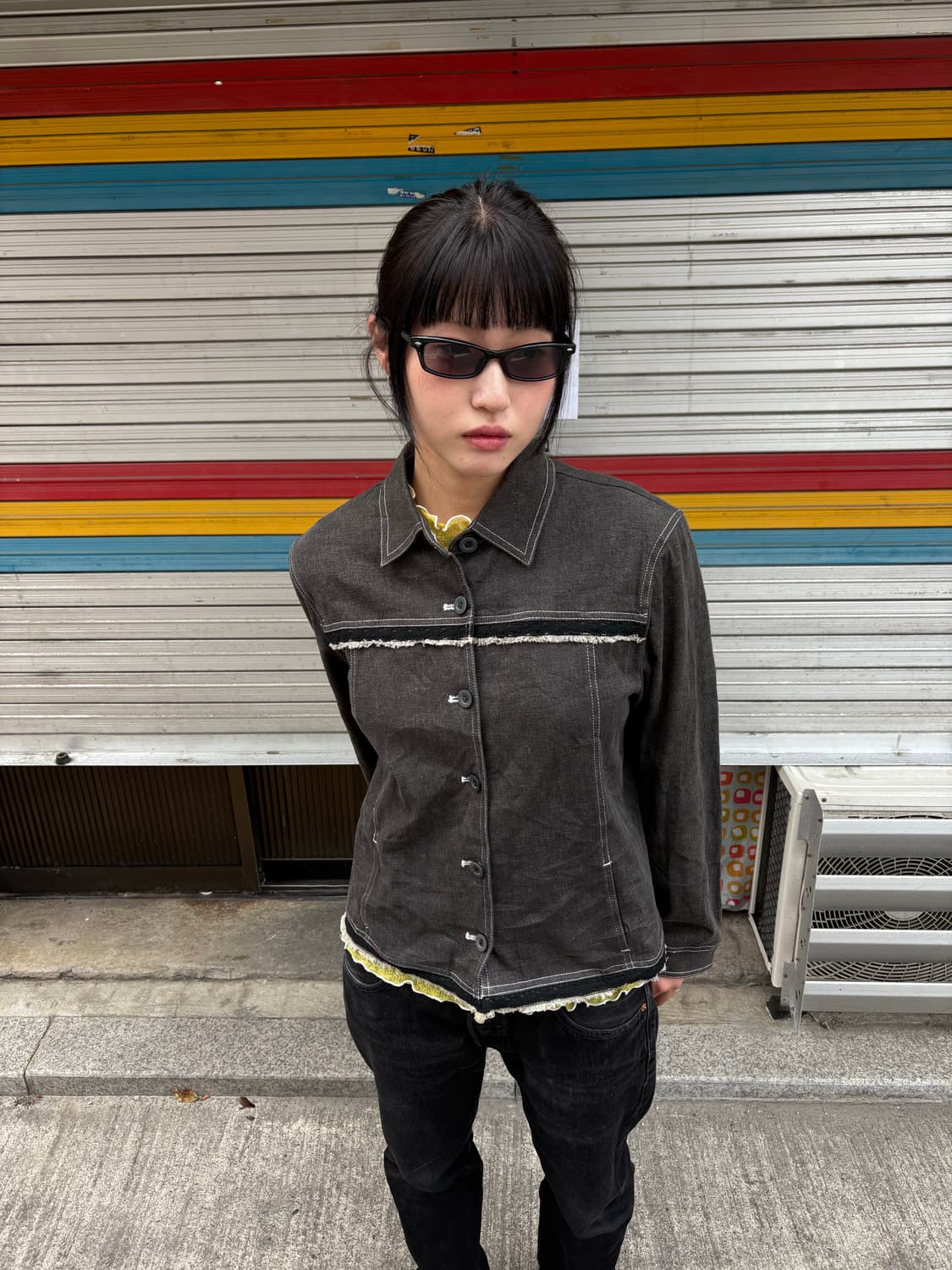 JP vtg cutting jacket 상품이미지1