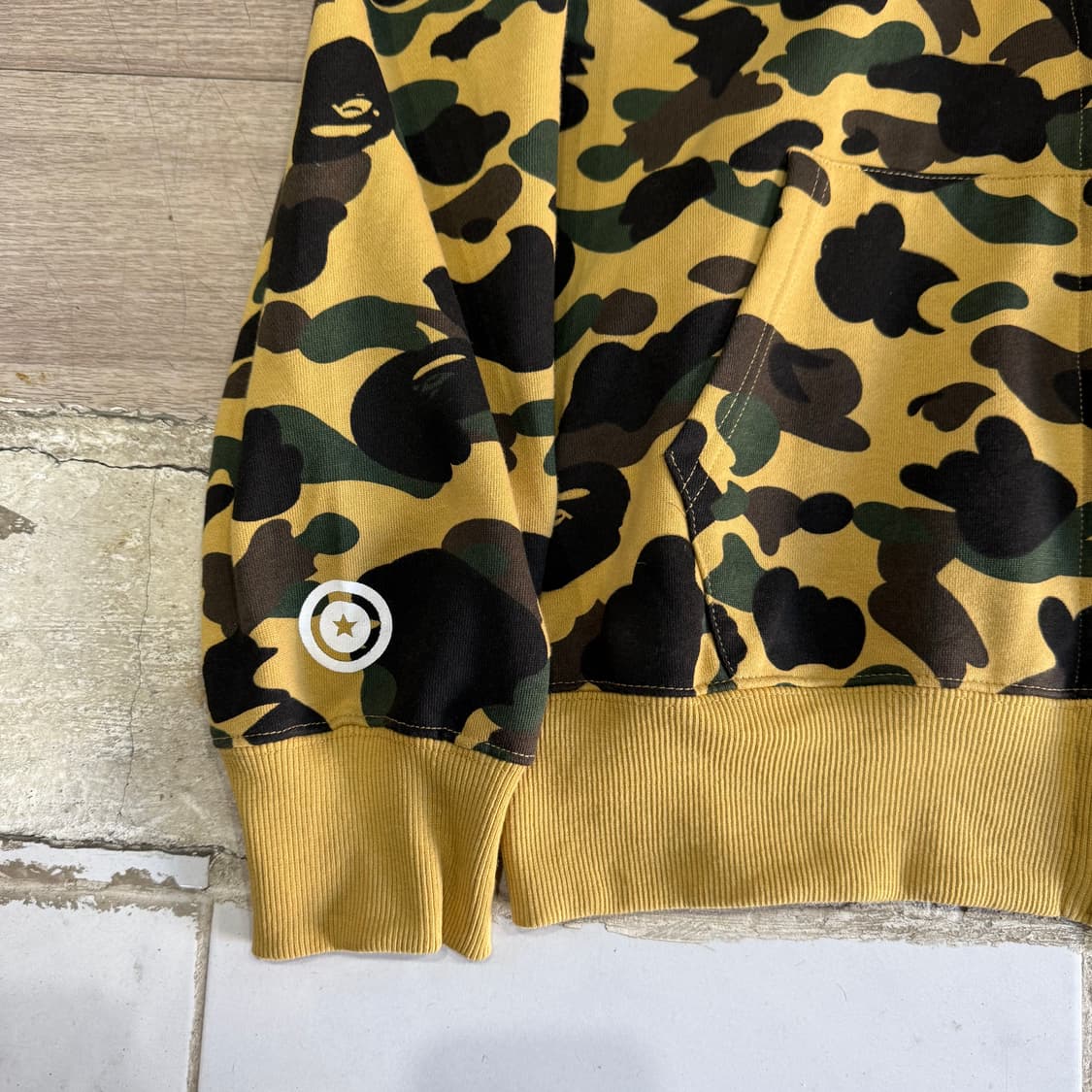 베이프 샤크 후드 집업 카모 XXL 상품이미지4