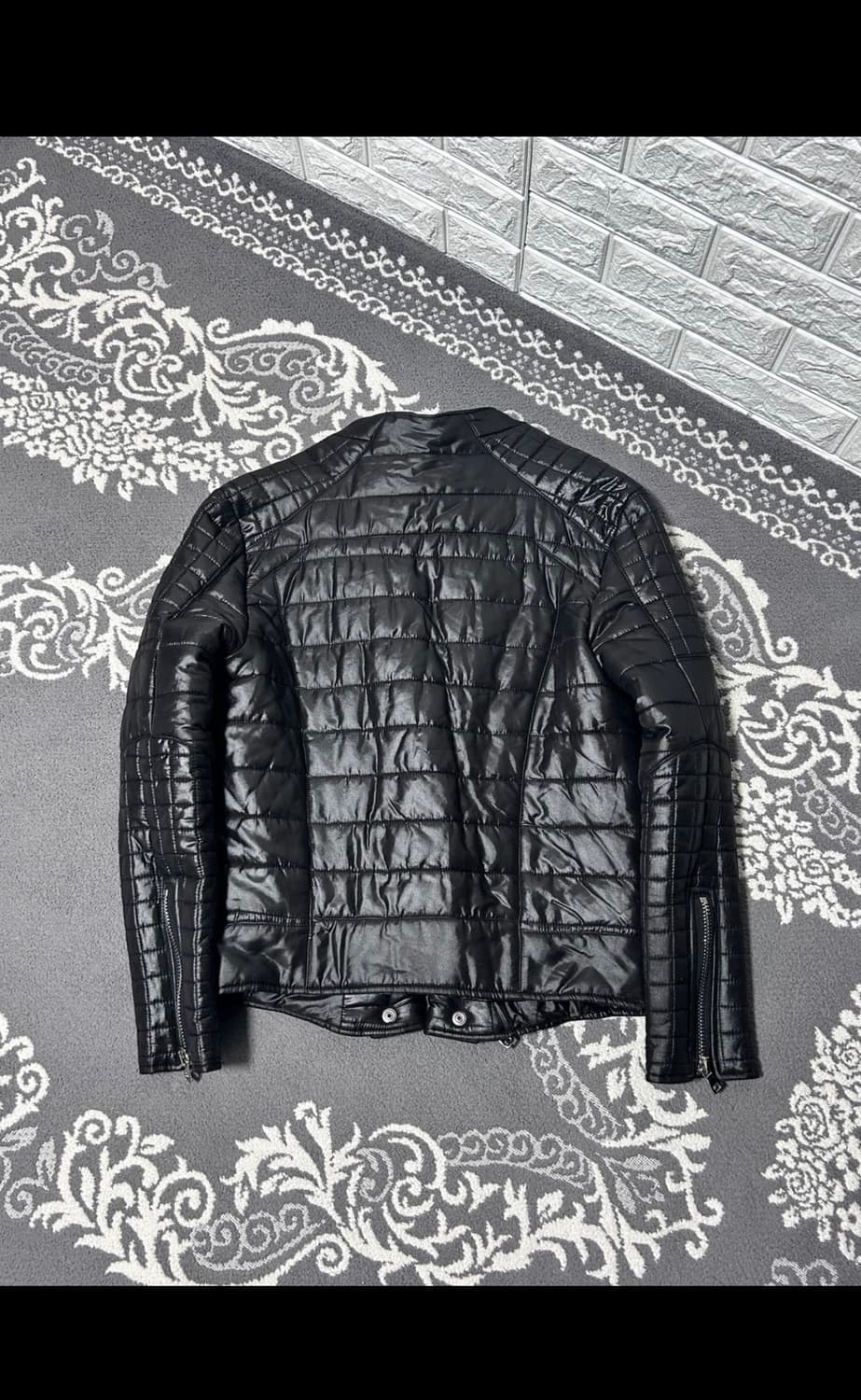 퀼티드 더블 지퍼 패딩 자켓 상품이미지2