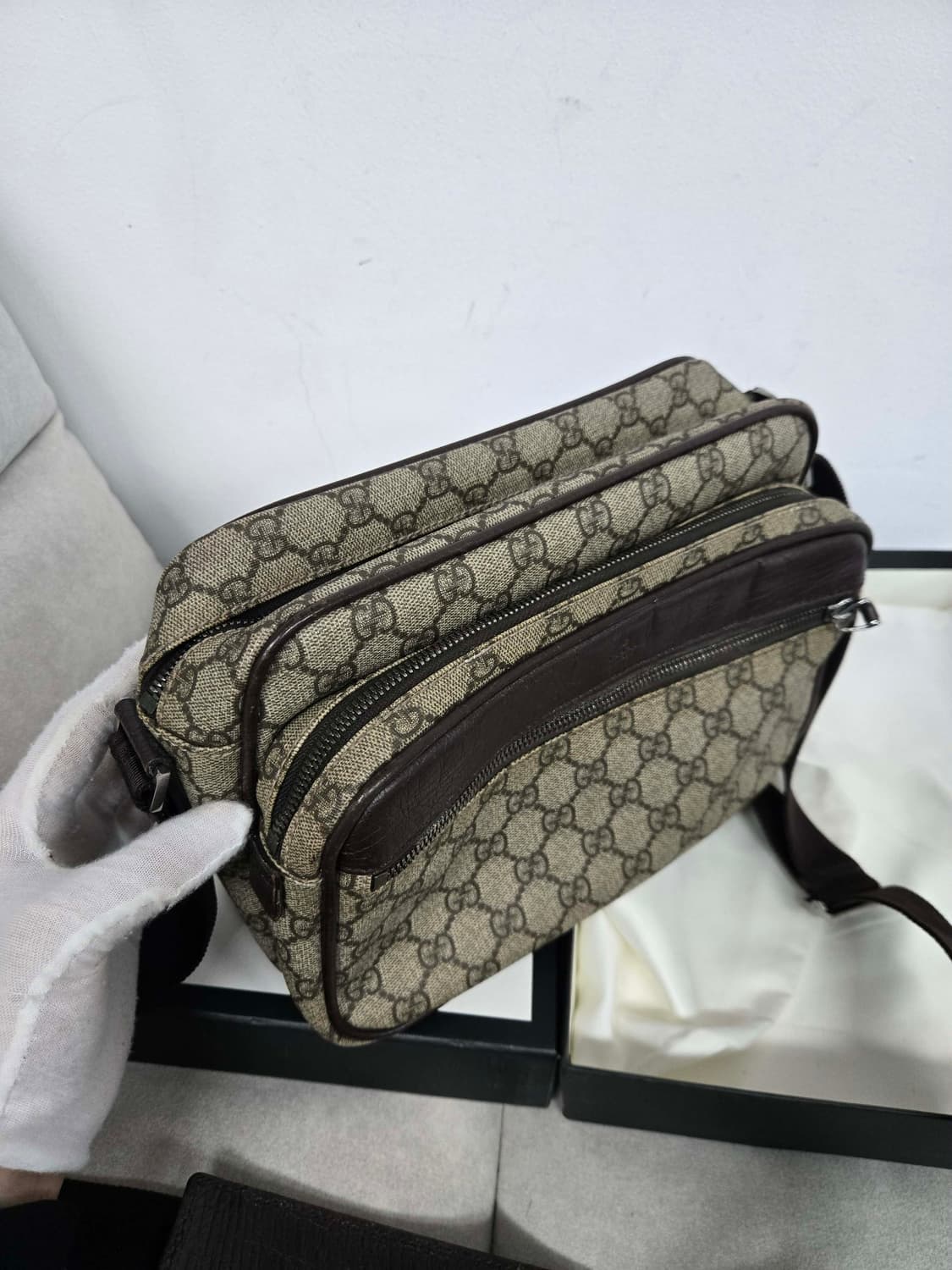 [보증서 정품] 구찌 시그니처 메신저백 상품이미지2