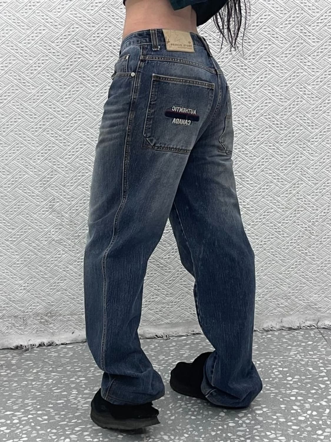 루츠 캐나다 트리플 패치 키치무드 워싱 데님 팬츠 31인치 C06912 상품이미지2