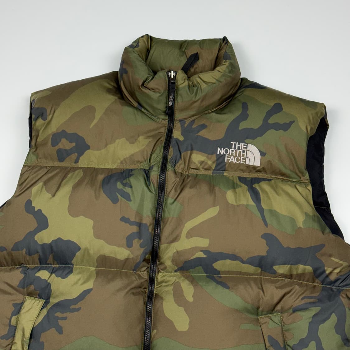 (110) 노스페이스 재팬 카모 눕시 패딩 베스트 상품이미지3