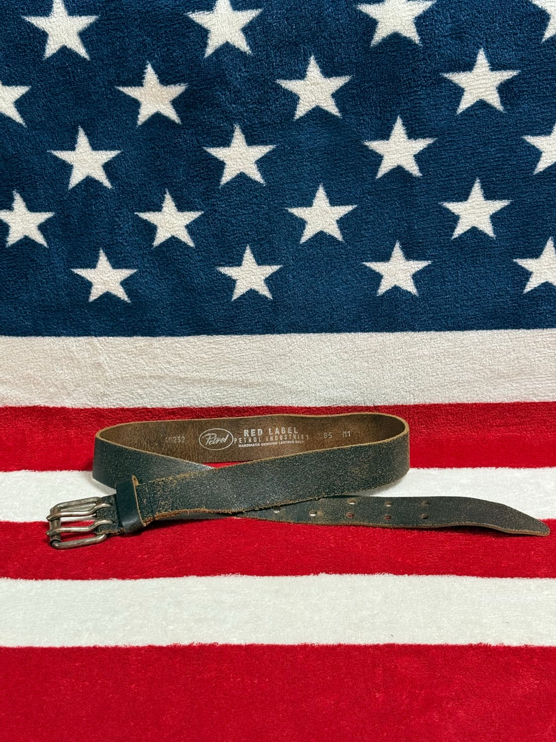 빈티지레더벨트 vintage leather belt 가죽벨트 투홀  상품이미지7