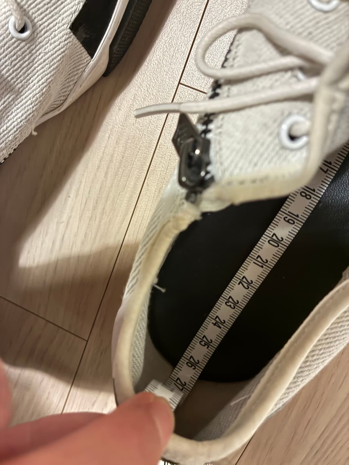 [정품] Y-3 요지야마모토 지퍼 캔버스 스니커즈 (255-260) 상품이미지8