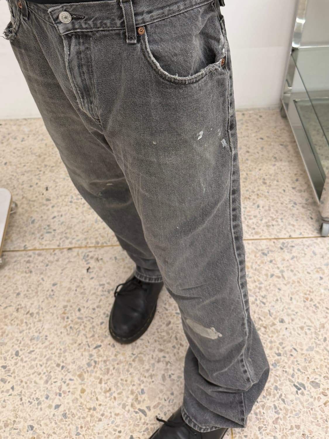 리바이스 505 레귤러 스트레이트 흑청 상품이미지9