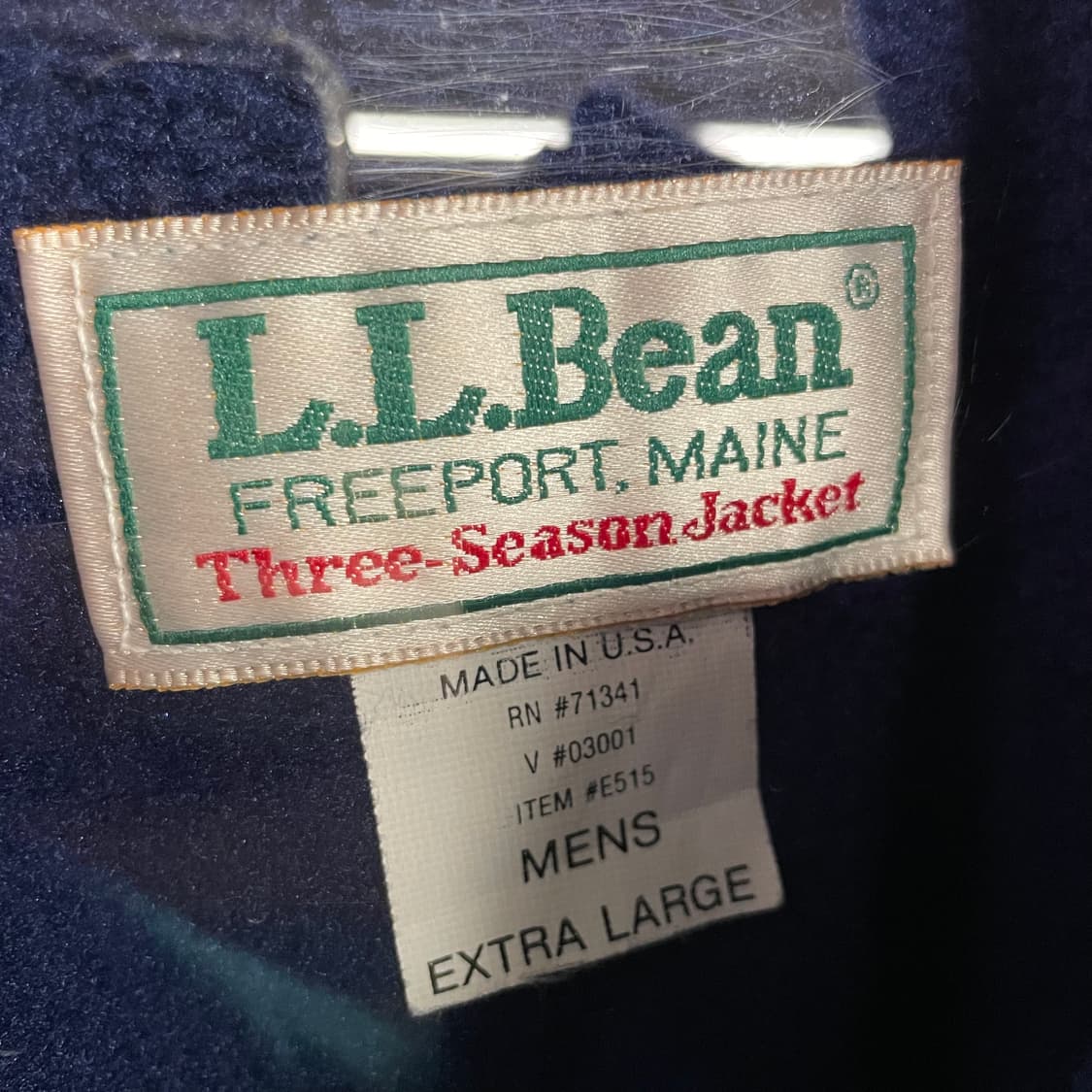 90s 엘엘빈 나일론 웜업자켓 상품이미지8