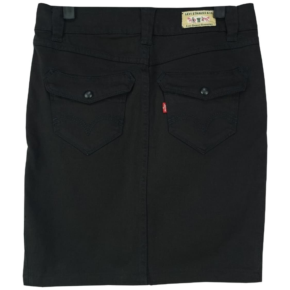 [리바이스] 로우라이즈 코튼 미니스커트 블랙 M18935 상품이미지3