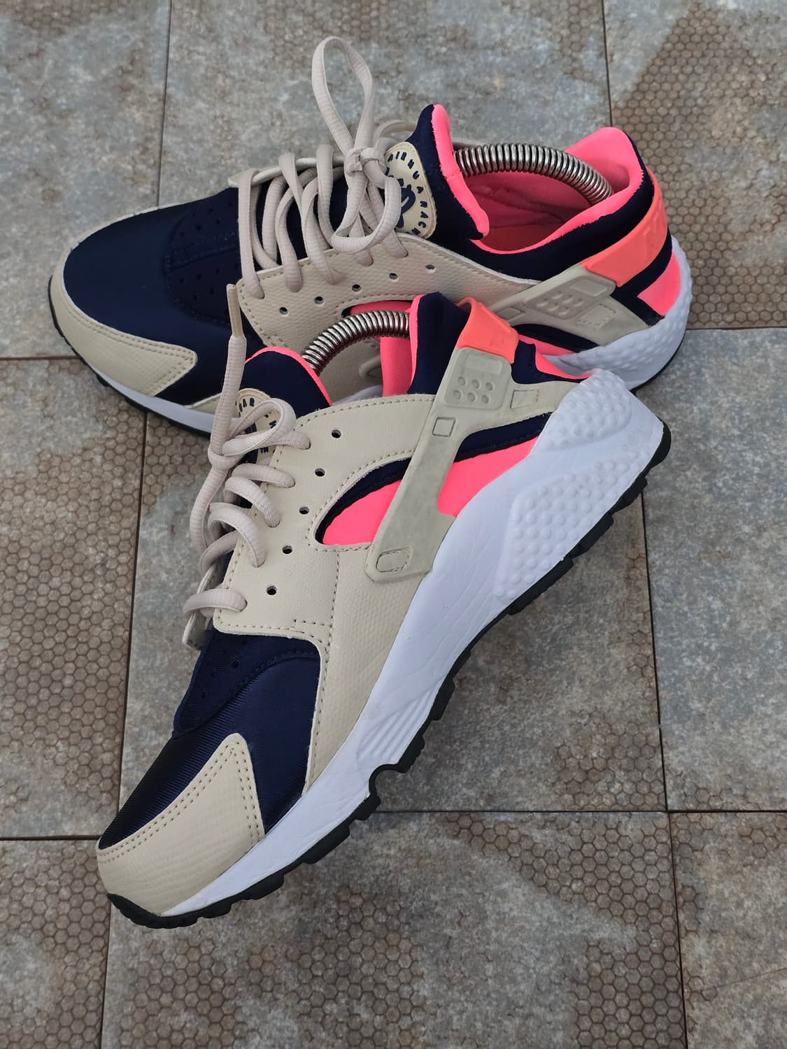 (230)나이키 에어 허라취 런 오트밀 핑크  상품이미지6