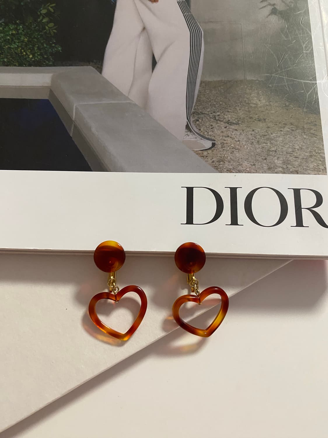 하트 호마이카 호피 귀찌 귀걸이  상품이미지1