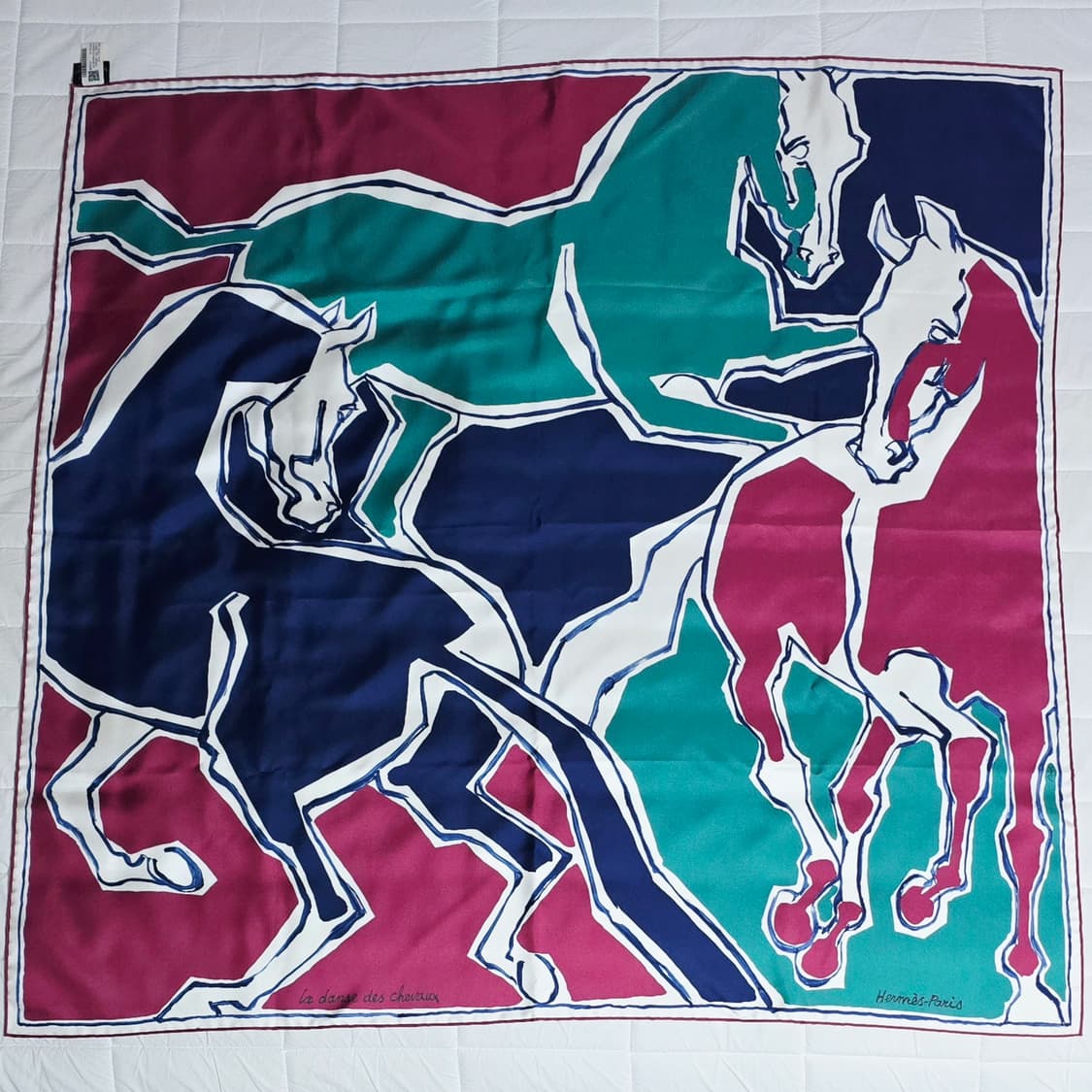 Hermes 에르메스 양면 까레 90 말들의 춤 새제품 상품이미지5