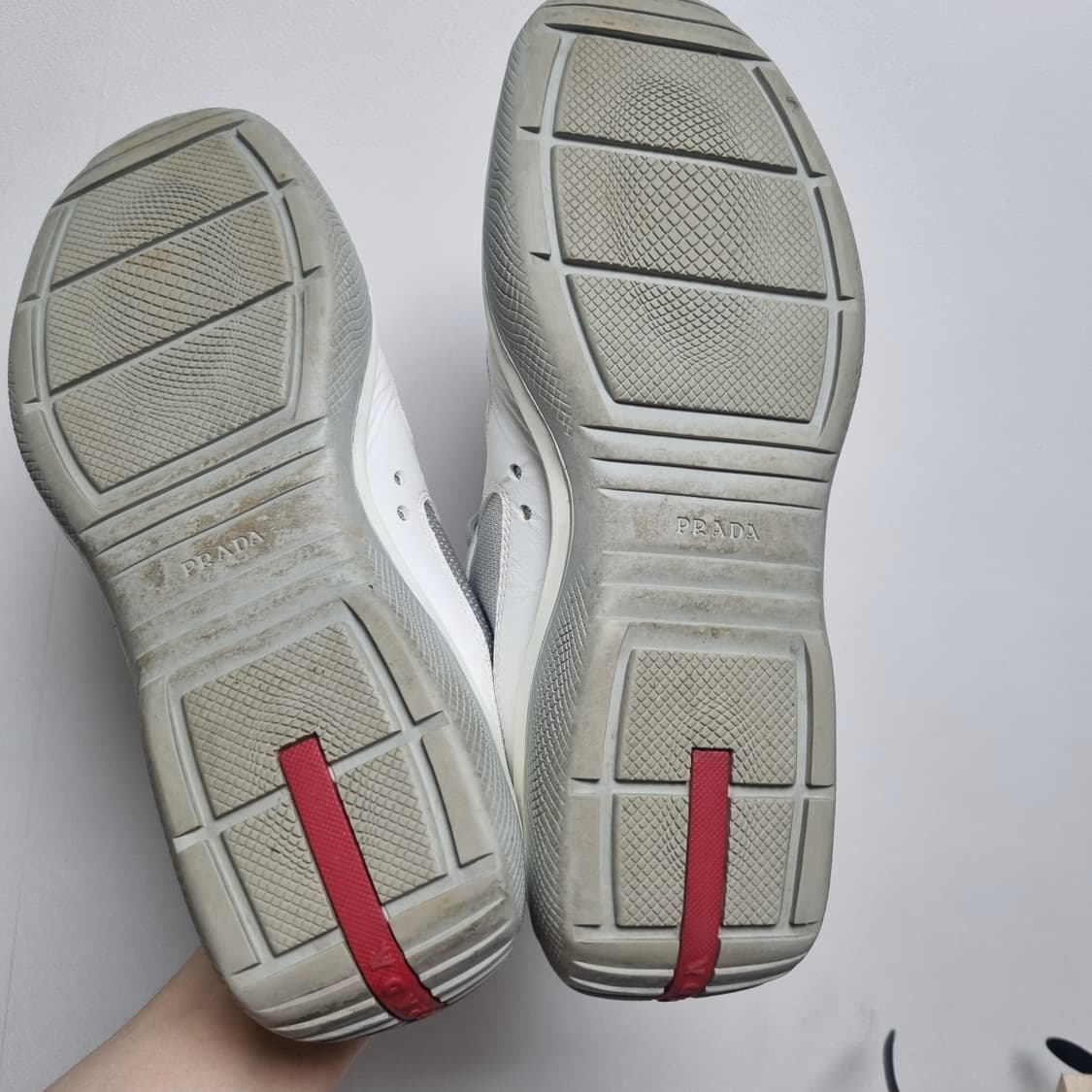 프라다 아메리칸컵 화이트 uk8 상품이미지10