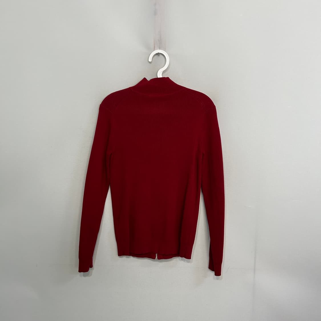 타미힐피거 여성 골지 니트 집업 S 상품이미지3