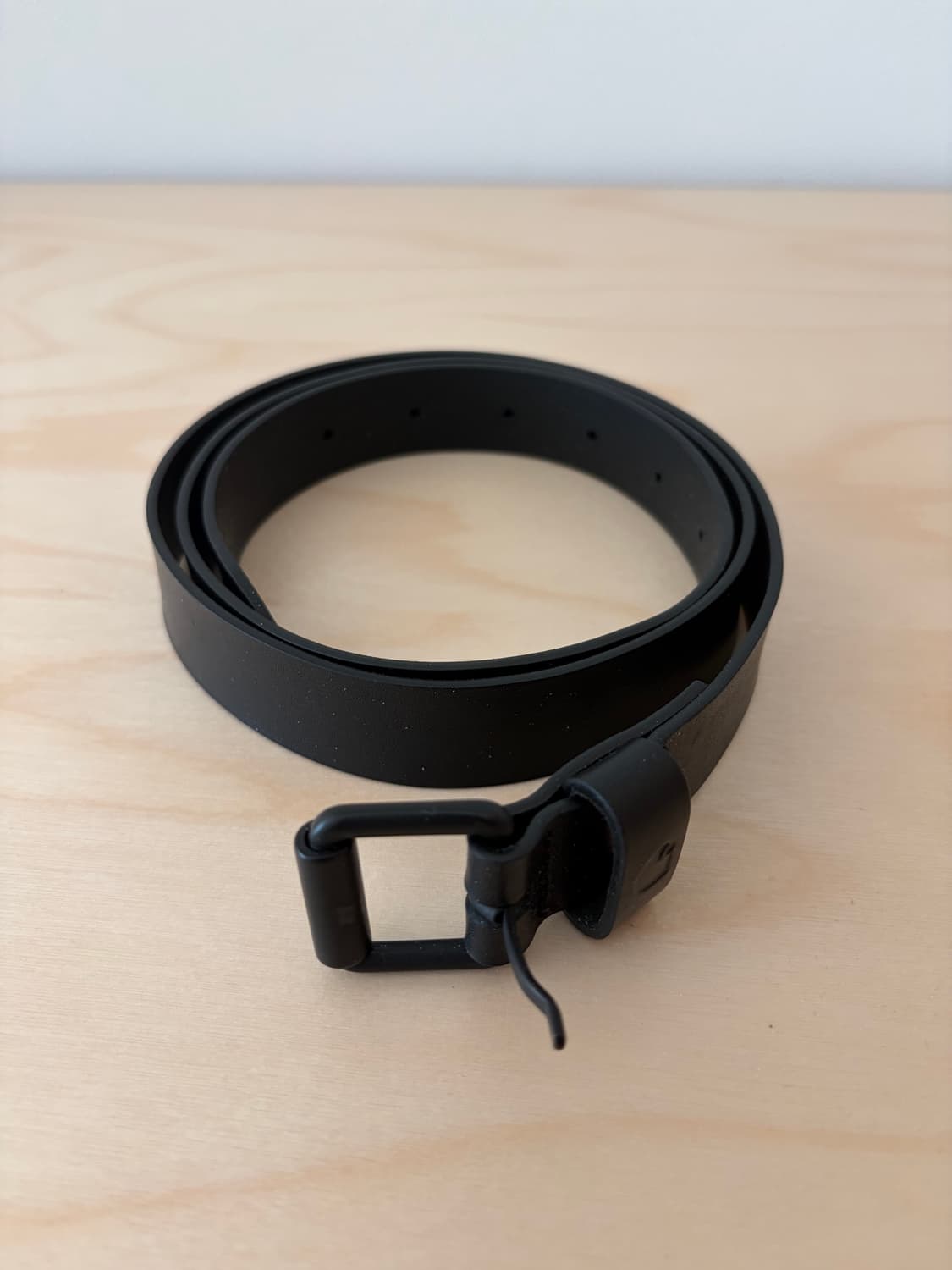 칼하트 WIP 블랙 가죽벨트 상품이미지2