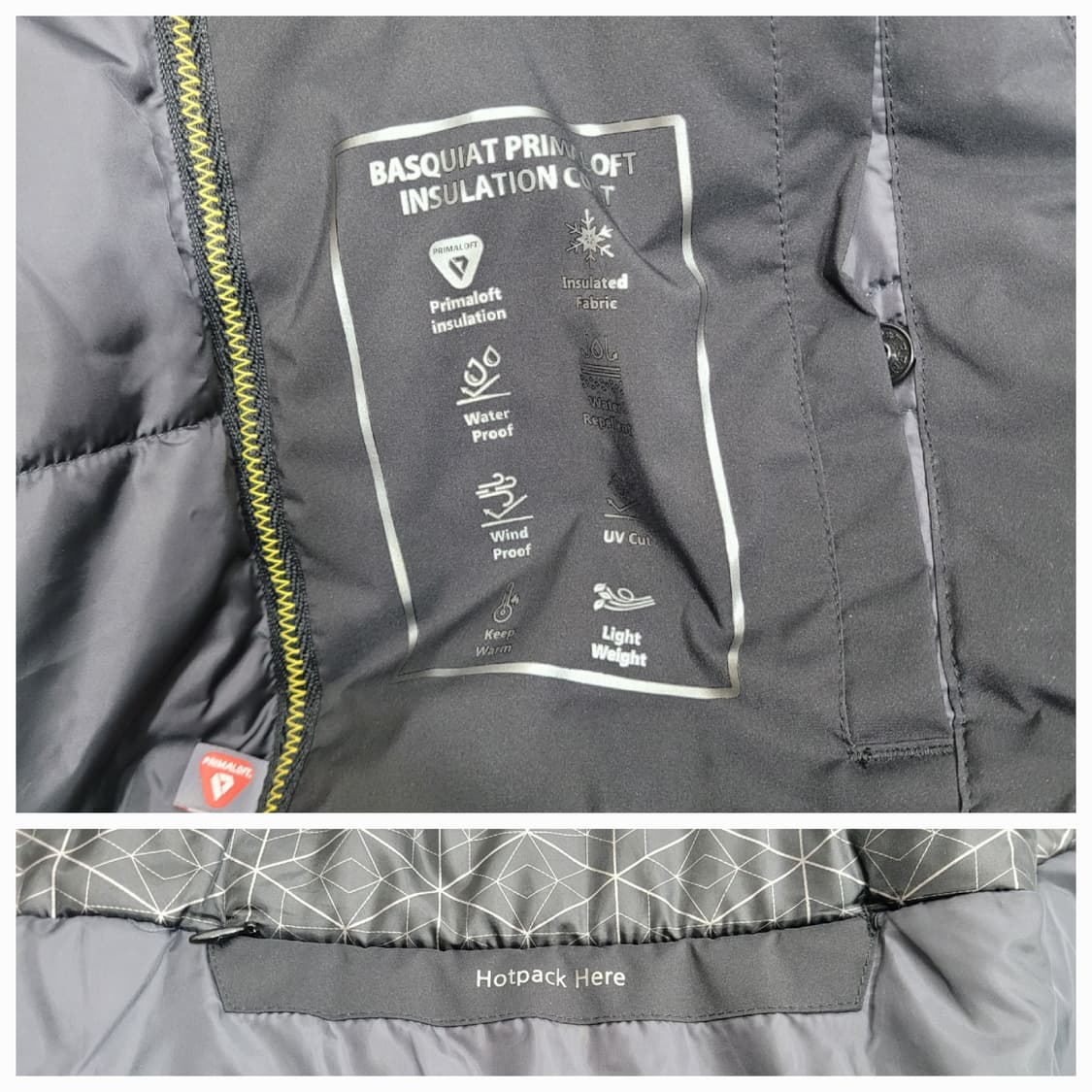 장미쉘 바스키아 23FW 후드 패딩 코트 / 남 110 블랙
 상품이미지8