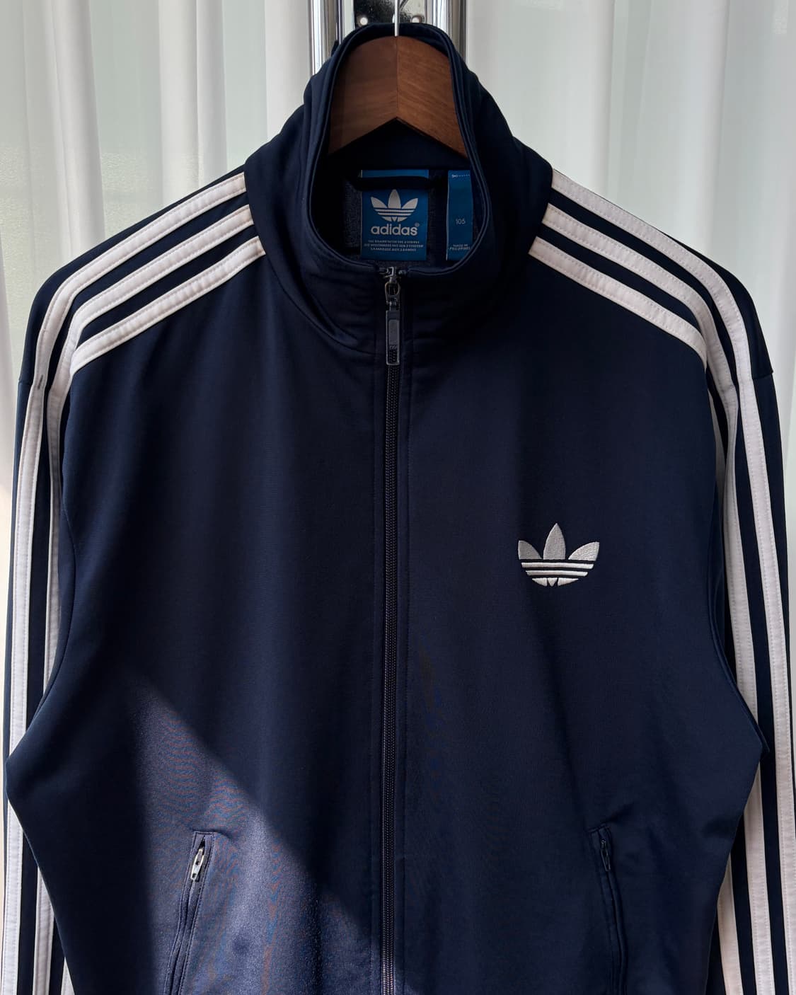 [XL]아디다스 구형 파이어버드 네이비 트랙탑 져지 상품이미지4