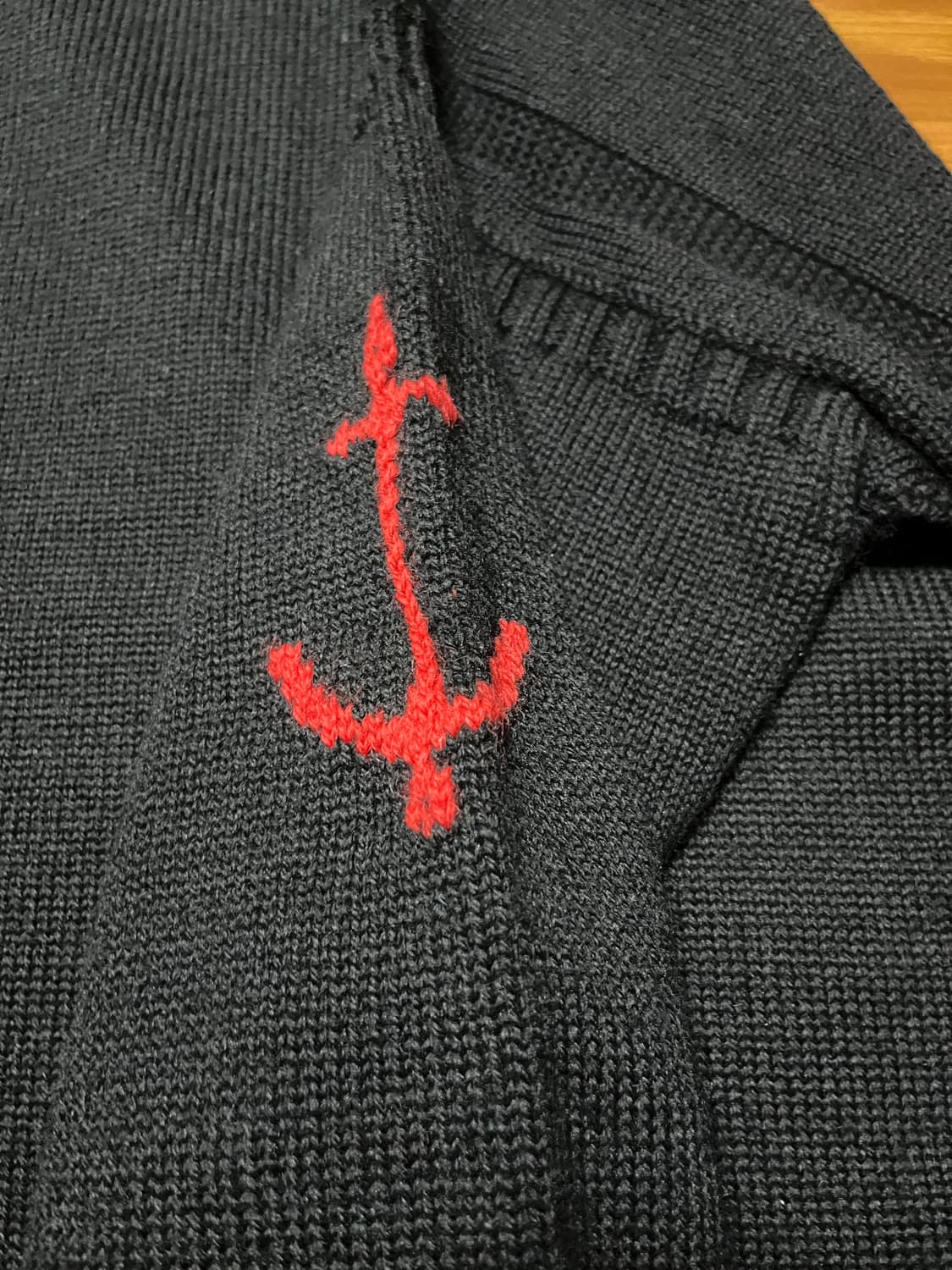 건지울른스 피셔맨 홀가먼트 스웨터 블랙 상품이미지6