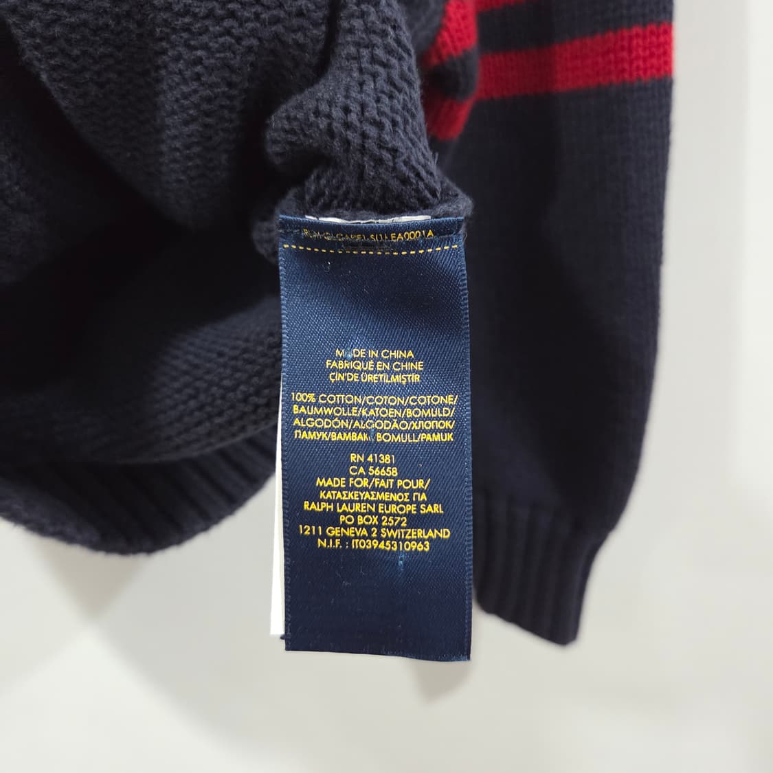 폴로랄프로렌 키즈 니트 후드집업 3/3T 상품이미지4