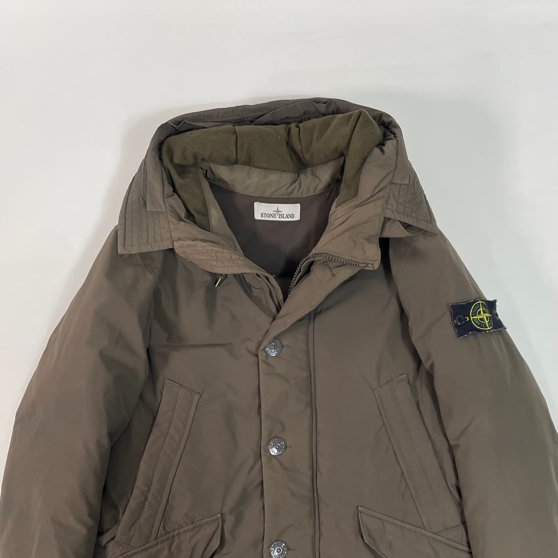 18fw 스톤아일랜드 마이크로랩스 후드 다운패딩 (on.55)   상품이미지3