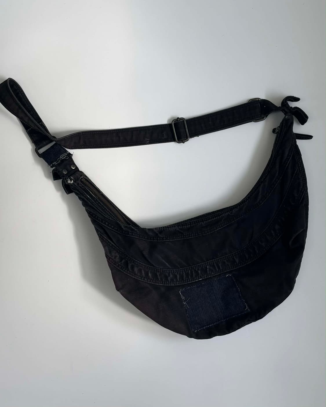 디젤 워시드 블랙 빈티지 슬링백 크로스 숄더백 상품이미지2
