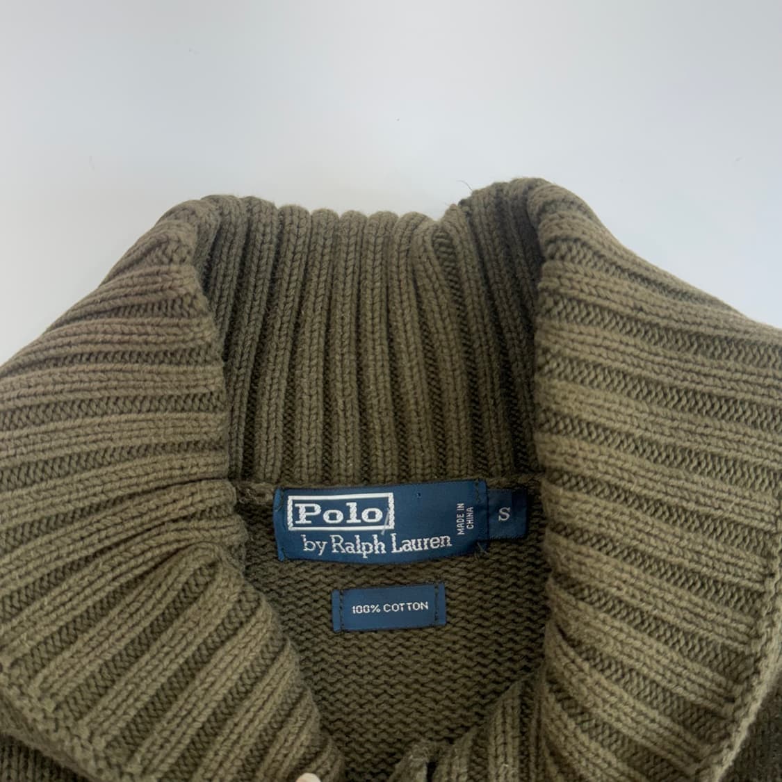 Polo 폴로 버튼업 카키 니트 상품이미지5
