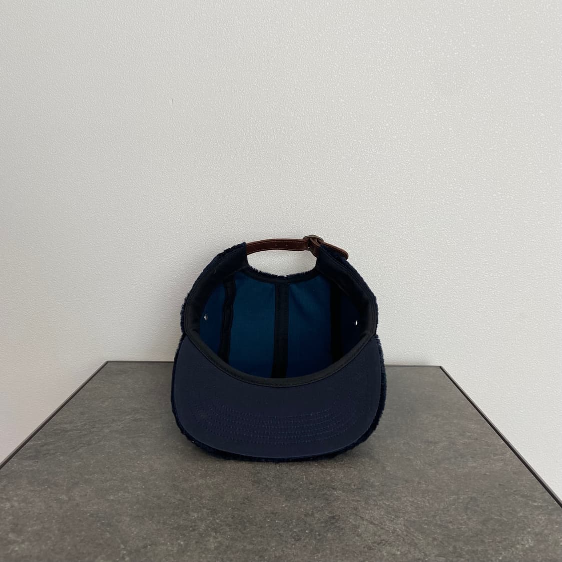 (OS) 슈프림 박스로고 캠프캡 크로커다일 코듀로이 네이비 상품이미지5