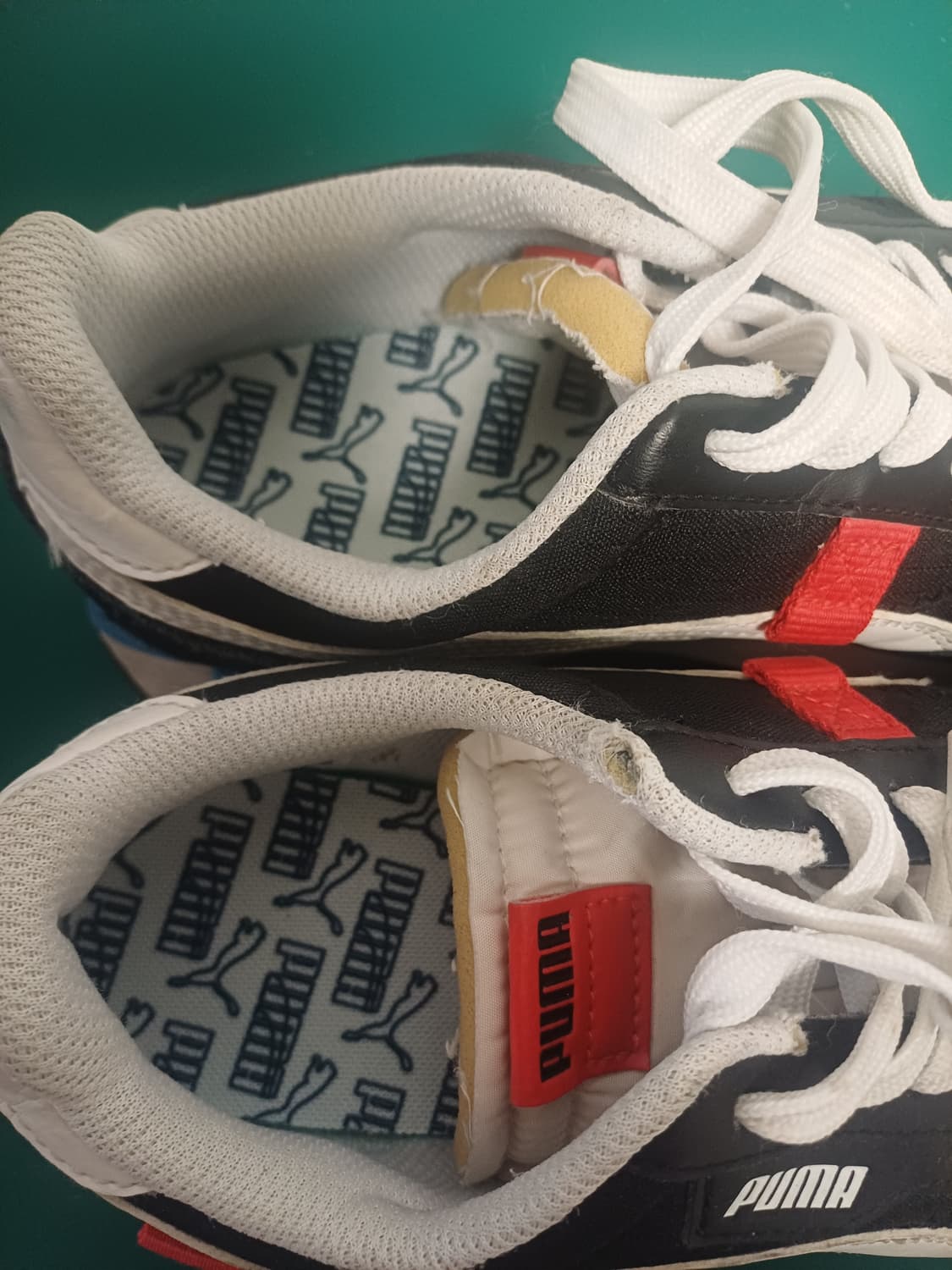 [230] 푸마 퓨처 라이더 플레이 온 블랙/블루 (371149-14)  상품이미지5